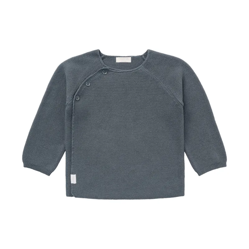 Noppies Pino Strick-Wickeljacke – Größe 56 – Stormy Weather