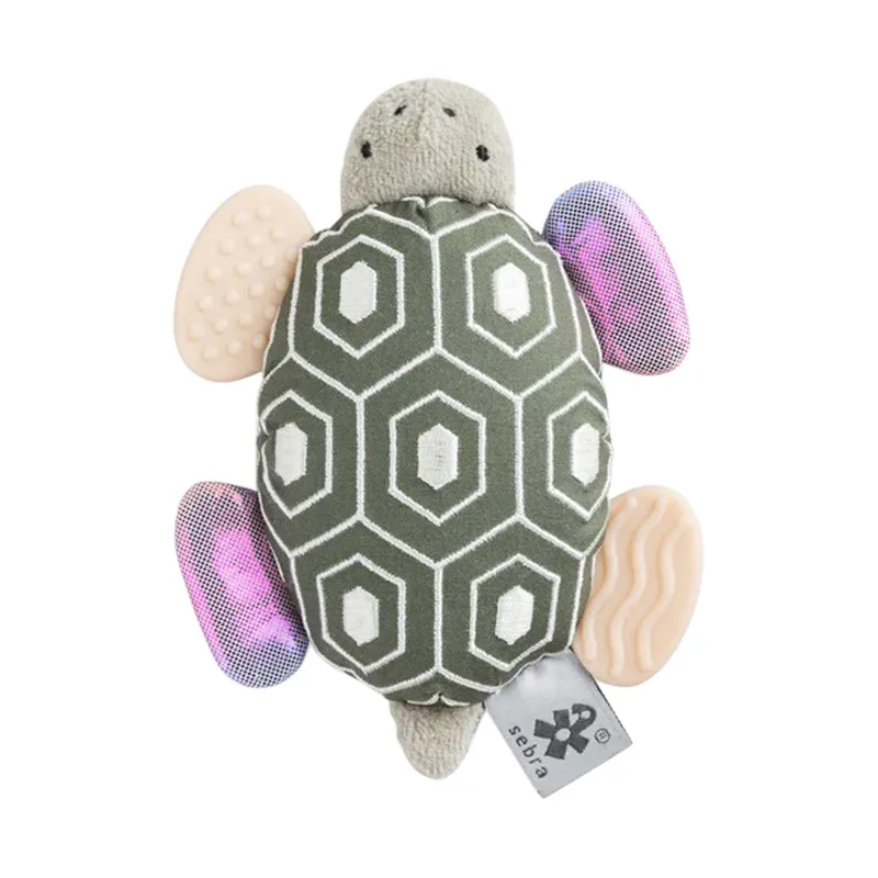 Sebra Activity Rattle With Mirror, Turbo The Turtle