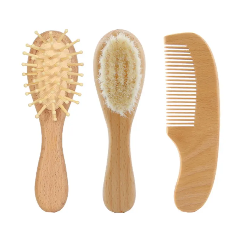 Bo Jungle Baby Care Bürstenset– Natur