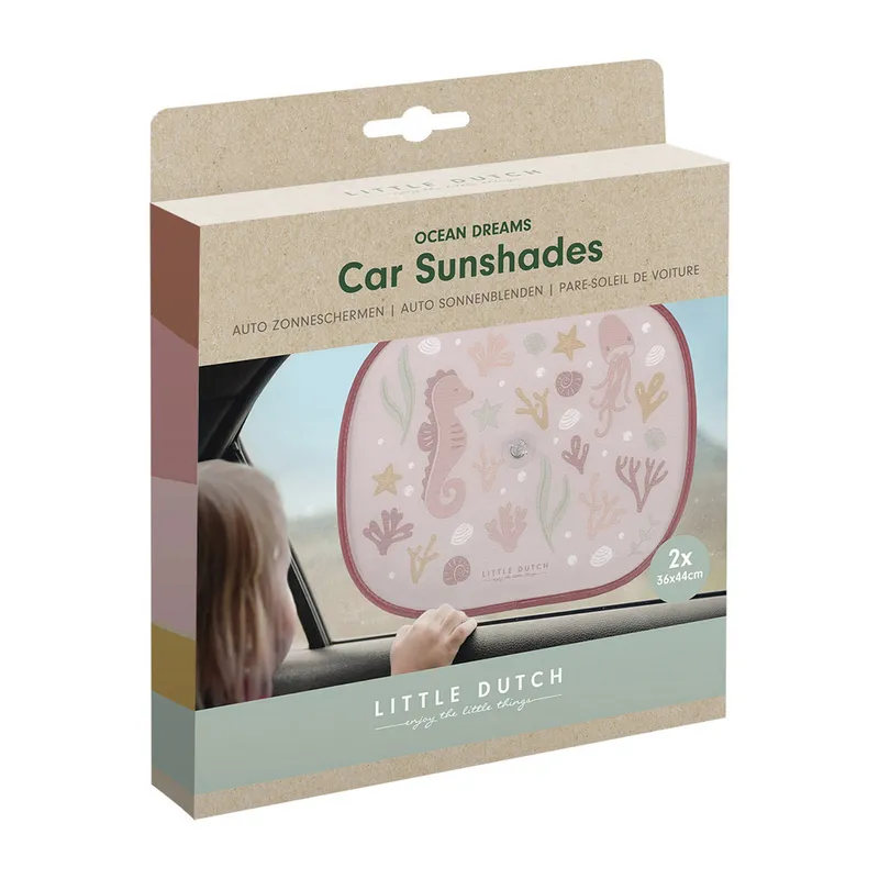 Little Dutch Ocean Dreams Sonnenschirm - Pink - 2 Stück