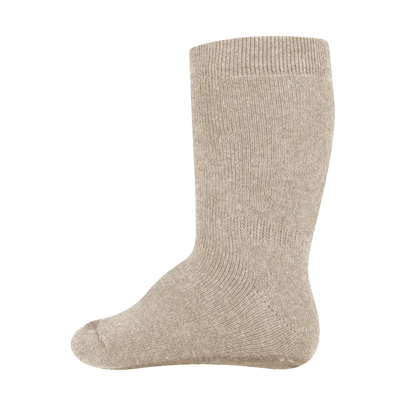 Ewers Anti-Rutsch Socken Beige Melange - Gr. 19 / 20
