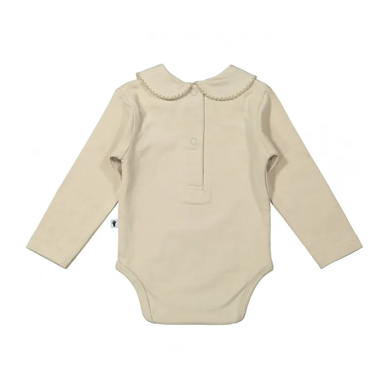 Klein Baby - Babybody - Oxford Tan - Langarm - Größe 56 - Beige