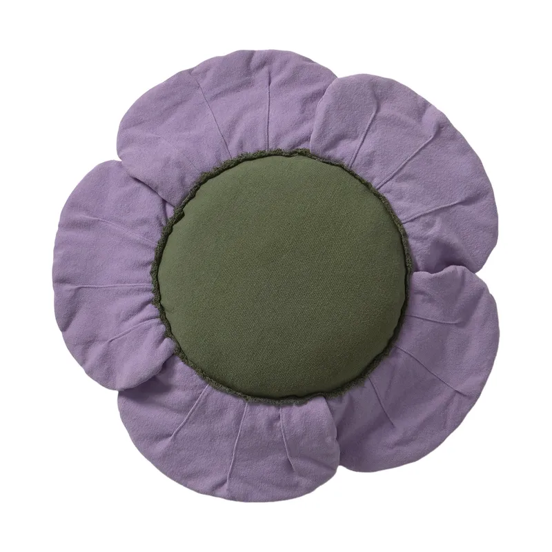 Lorena Canals Bodenkissen Purple Poppy Ø 80 cm