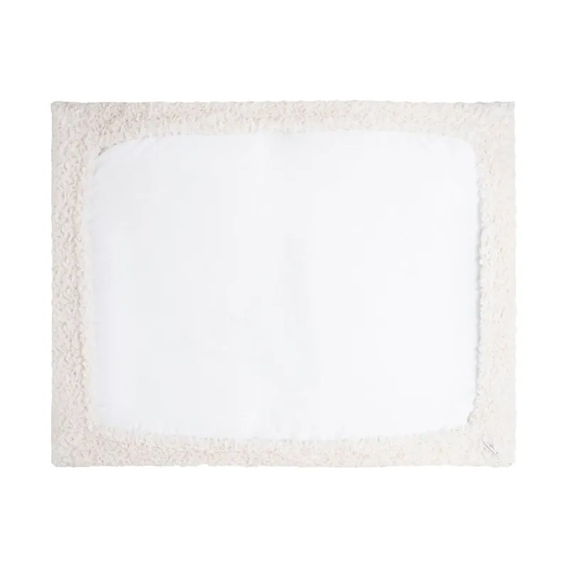 Baby's only Hoeslaken boxmatras Snow wolwit - 80x100 cm BO-100.004.000.51