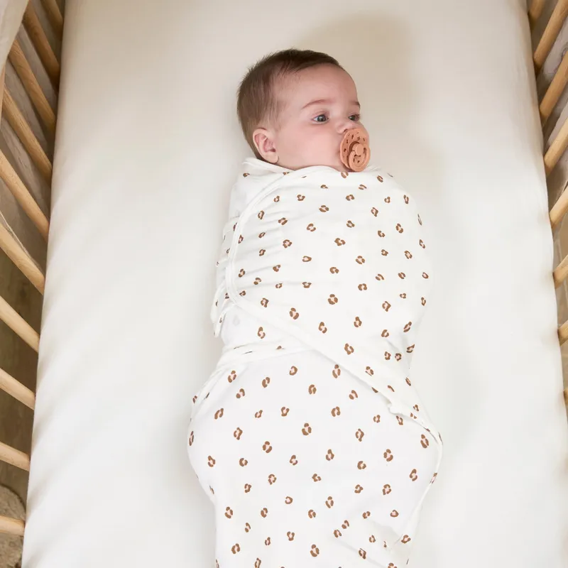 Meyco Mini Panther Swaddle Pucktuch - 0-3 Monate - Soft Pink