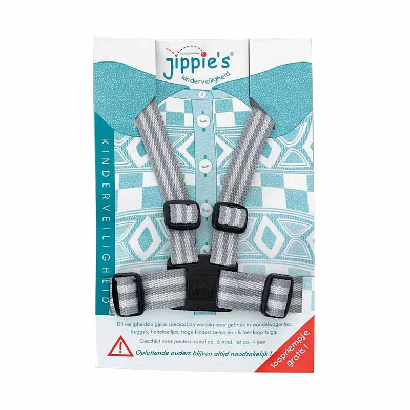 Jipppie's Sicherheitsgurt Grau