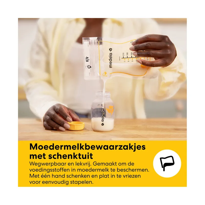 Medela Muttermilchaufbewahrungsset- Alles-in-einem