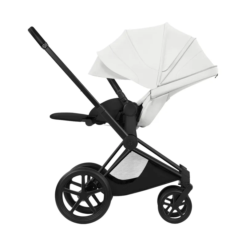 Cybex e-Priam 5 Style Kinderwagen 2-in-1 - Mattschwarzes Gestell
