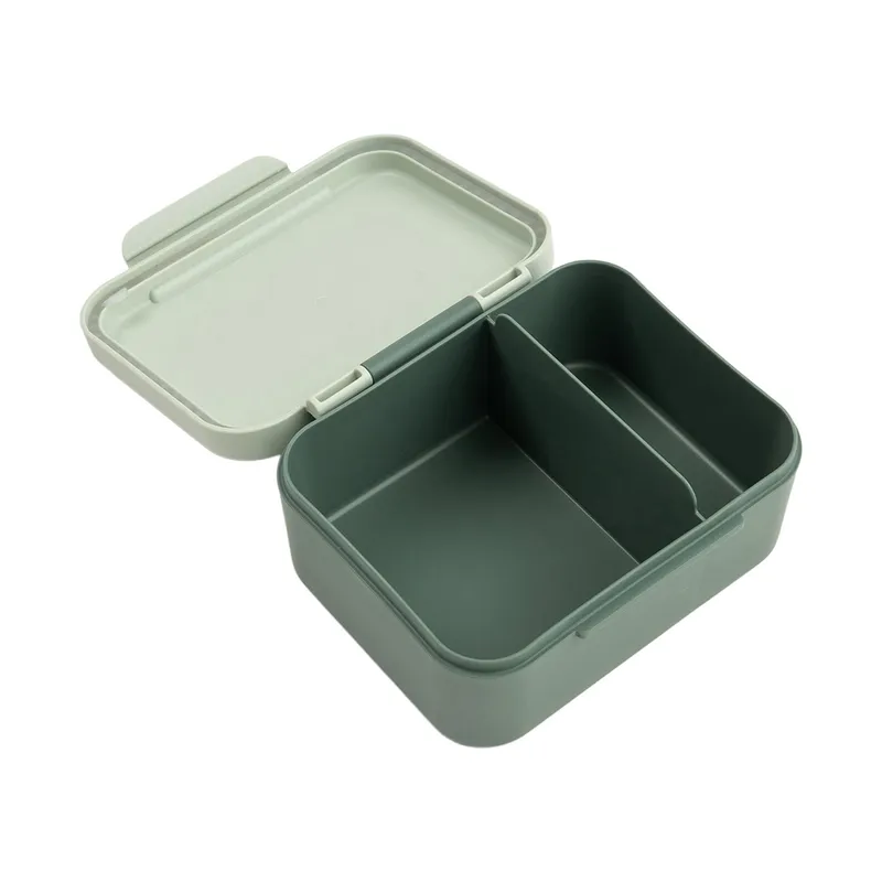 Done By Deer Lunchbox mit Snack-Spießen – Tiny Farm - Green