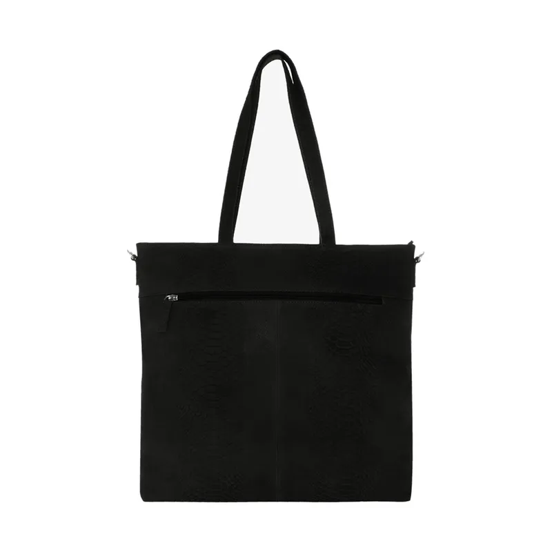 Mozz Bags Momsbag Snake Wickeltasche Black