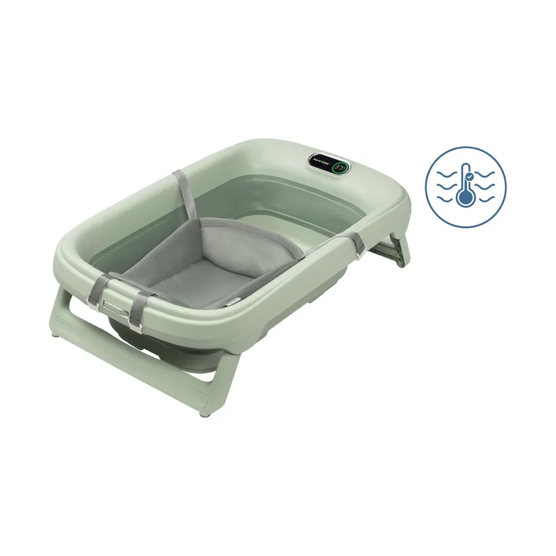 Maxi-Cosi Babybadewanne Indigo Pro Inkl. Newborn Seat - Sage Green