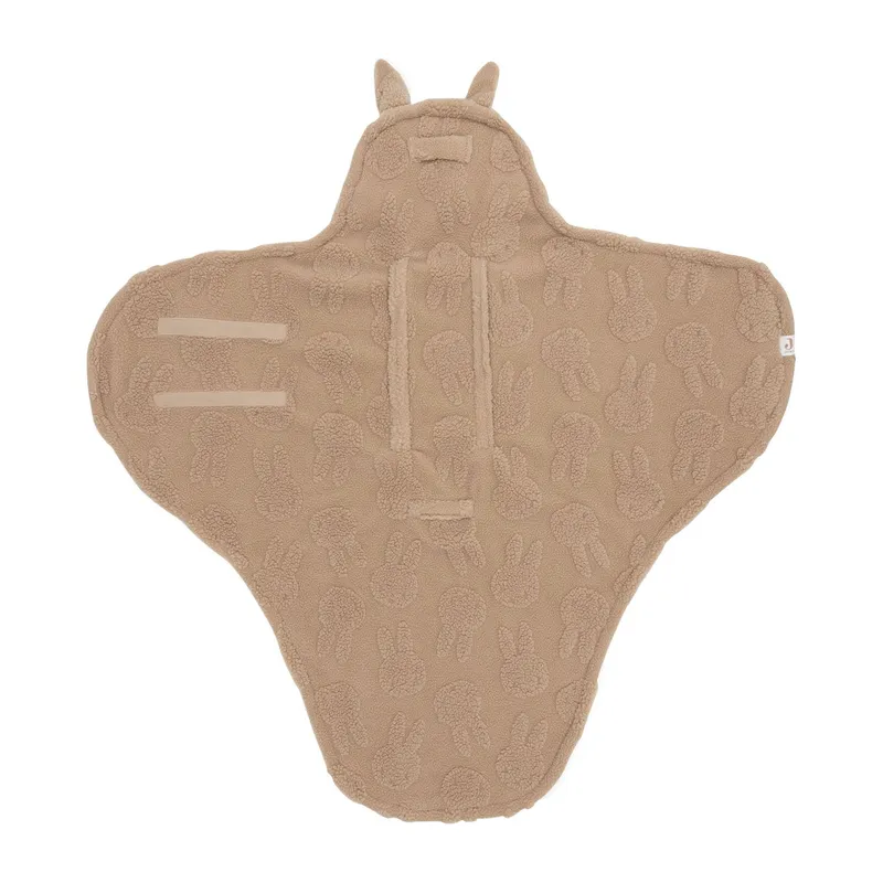 Jollein Wickeldecke - Biscuit - Miffy Jacquard Teddy