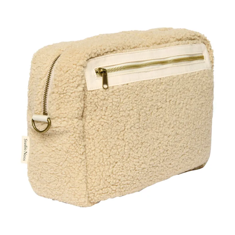 Studio Noos Ecru Teddy Stroller Organizer - Ecru