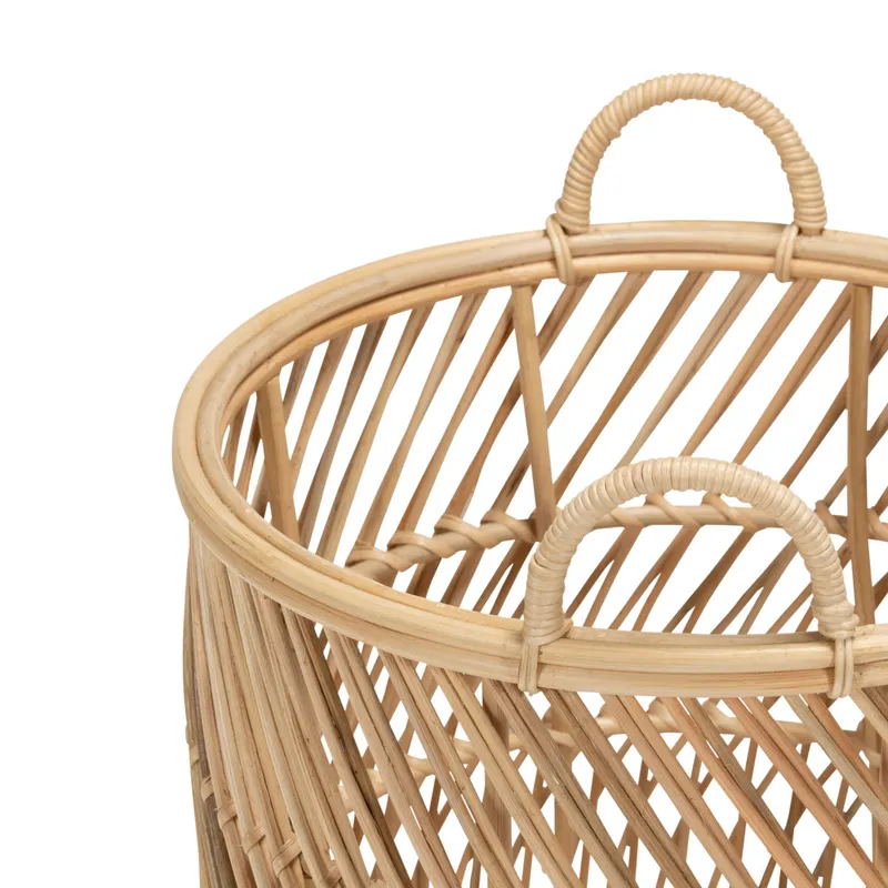 Babypark Exclusief Korb Rund – Klein– Natur