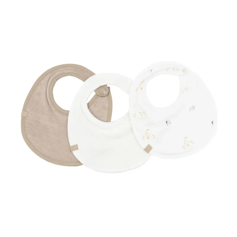 Bamboom Lätzchen mit Druckknöpfen – 3er-Pack