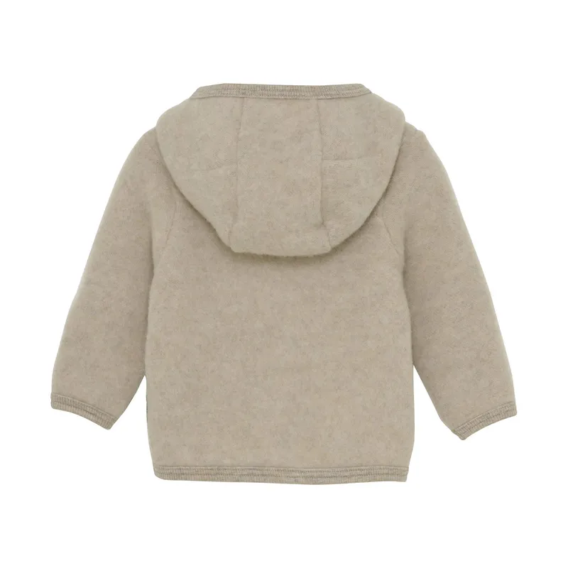  HUTTEliHUT - Jacke Wool Fleece - Camel Melange - Gr. 62