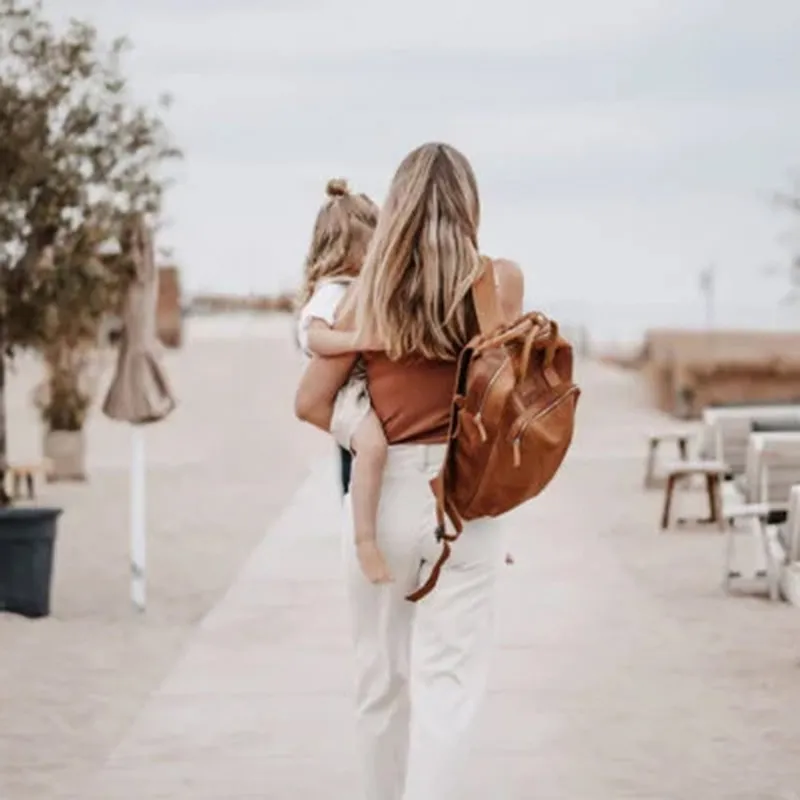 Mozzbags Wickelrucksack - Raider - Camel