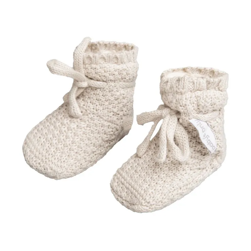 Baby's Only Willow Teddy Hausschuhe - Warm Linen - 3-6 Monate