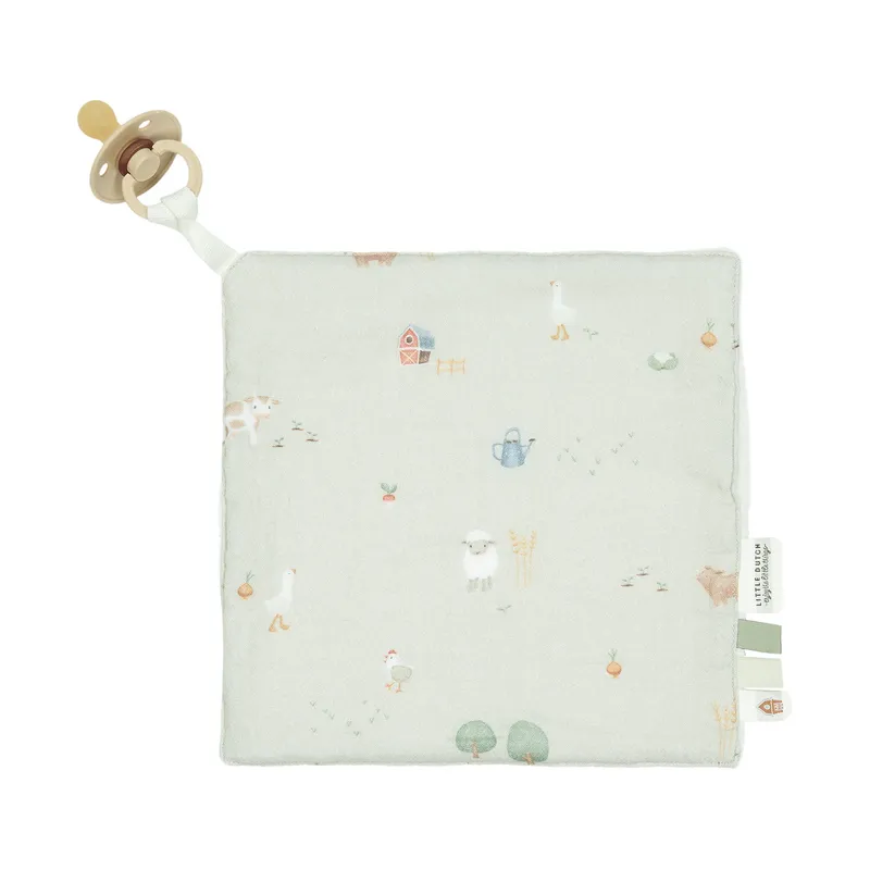 Little Dutch Little Farm Kuscheltuch - Hydrophil