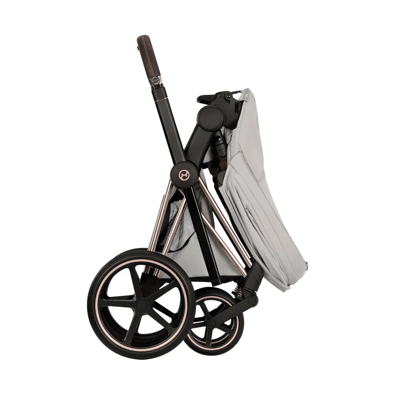 Cybex Priam 5 Style Kinderwagen Bundle – Rosegold/City Grey