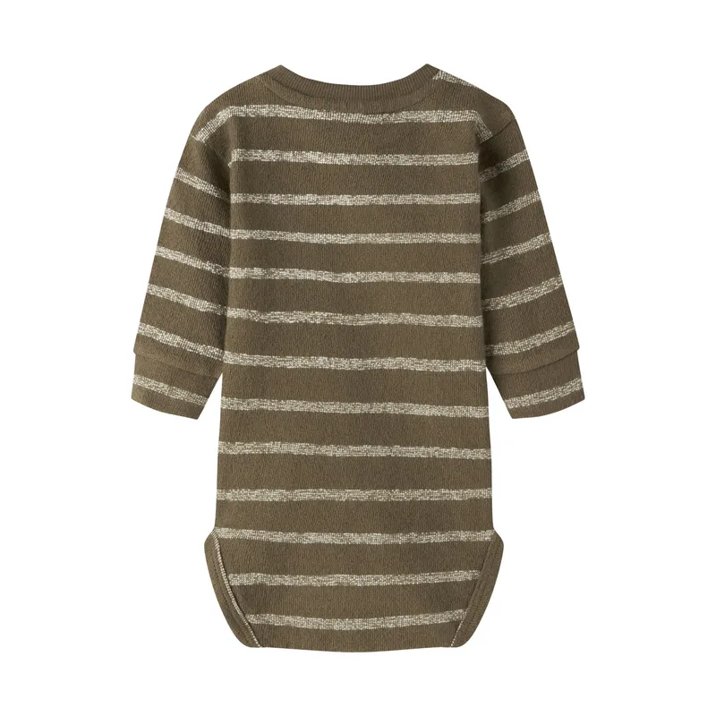 Lil'Atelier Babybody - Größe 74 - Teak