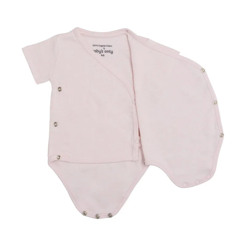 Baby's Only Melange Babybody klassisch Rosa Gr. 68