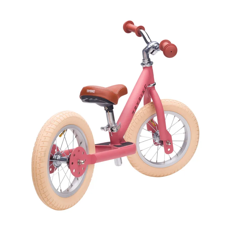 Trybike Steel Vintage Laufrad - Pink Matt