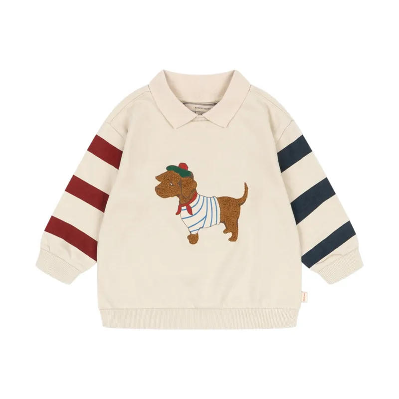 Konges Sløjd Spotty Sweater - 6 Mte- Brown Rice