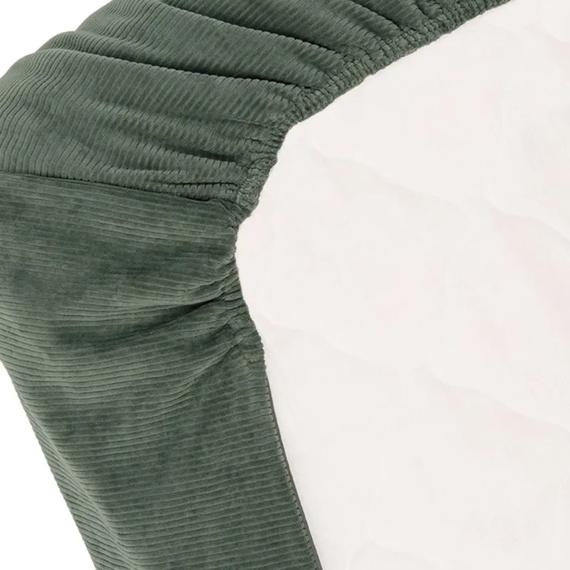 Witlof For Kids Velvet Rib Tuck-Inn Babydecke - Forest Green