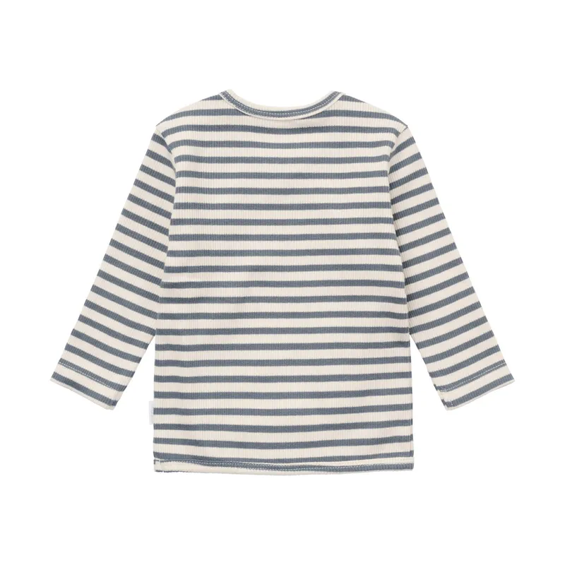 Noppies Langarm Wickelshirt Stripe – Größe 62 – Stormy Weather