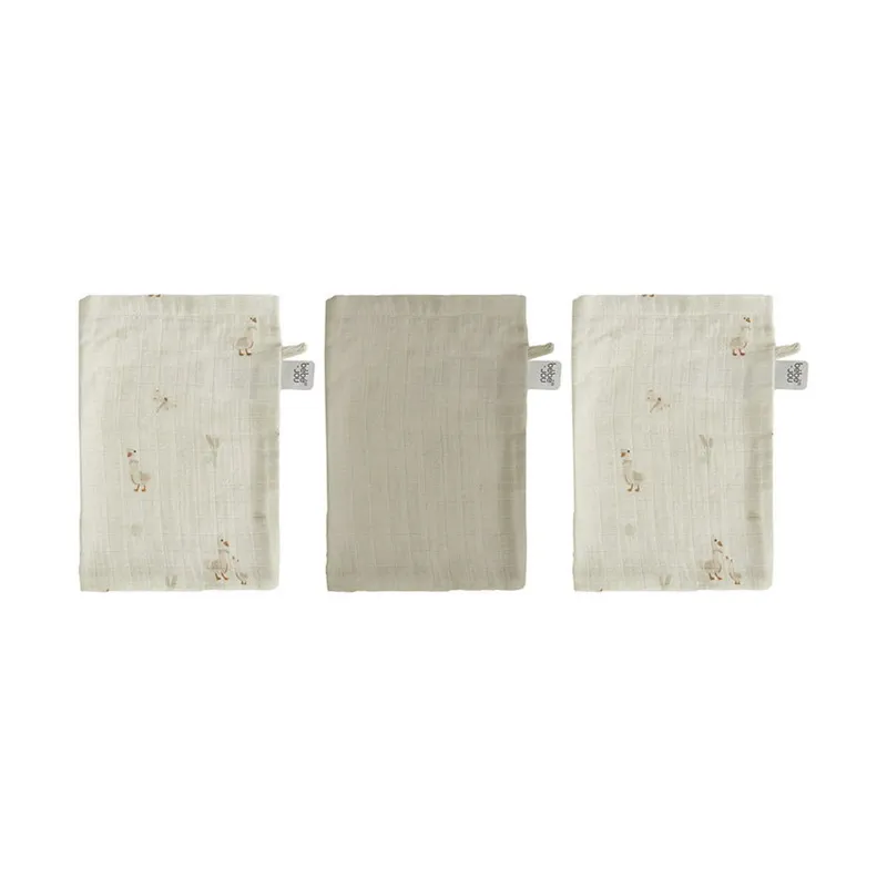Bébé-Jou Dear Goose Hydrophile Waschlappen – 3er-Pack