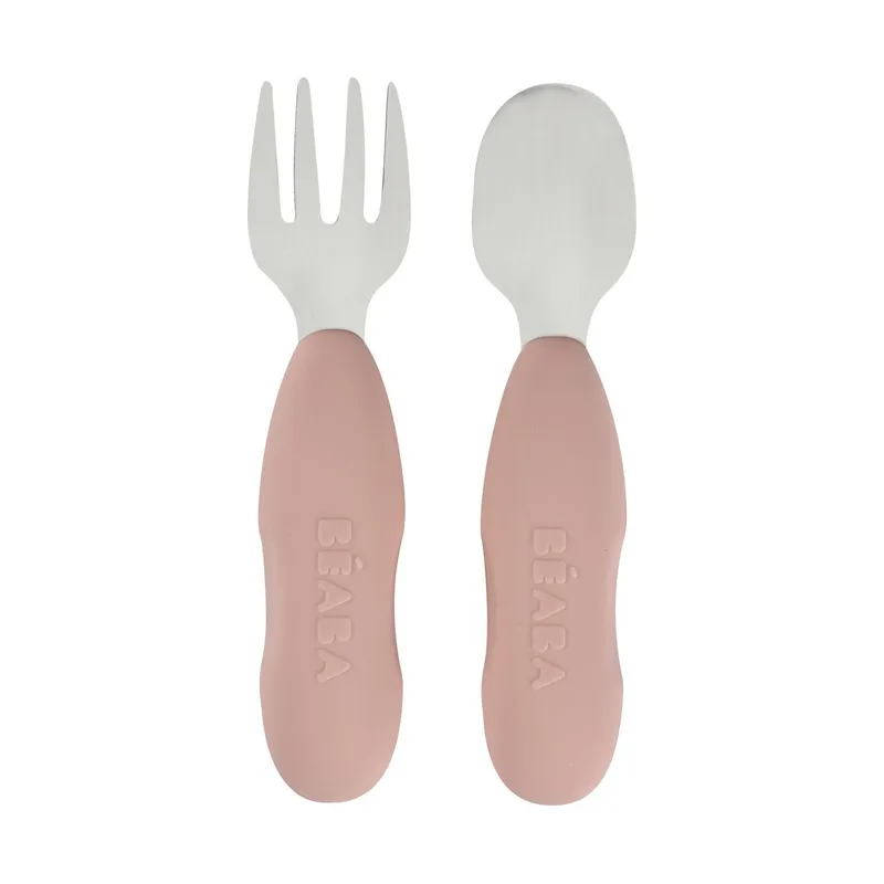 Beaba Besteckset - Cotton Candy - 2-teilig