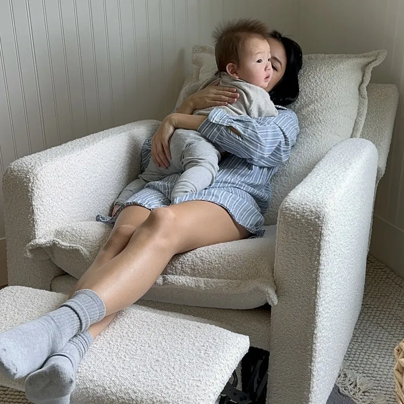 Flynn Stillstuhl - Boucle Oyster