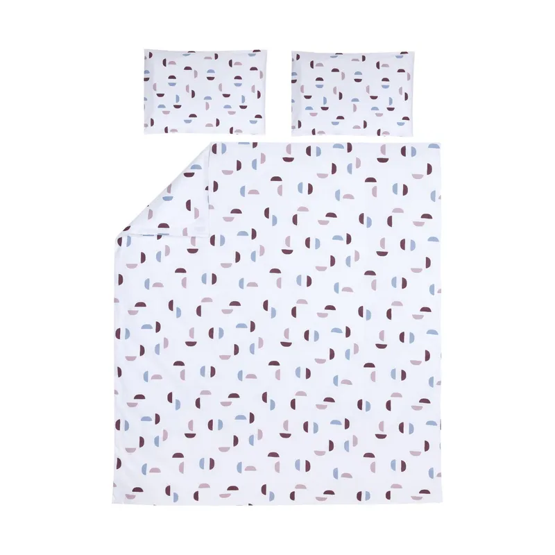 Meyco Home Bettbezug Shapes Lilac 200 x 200 / 220 cm