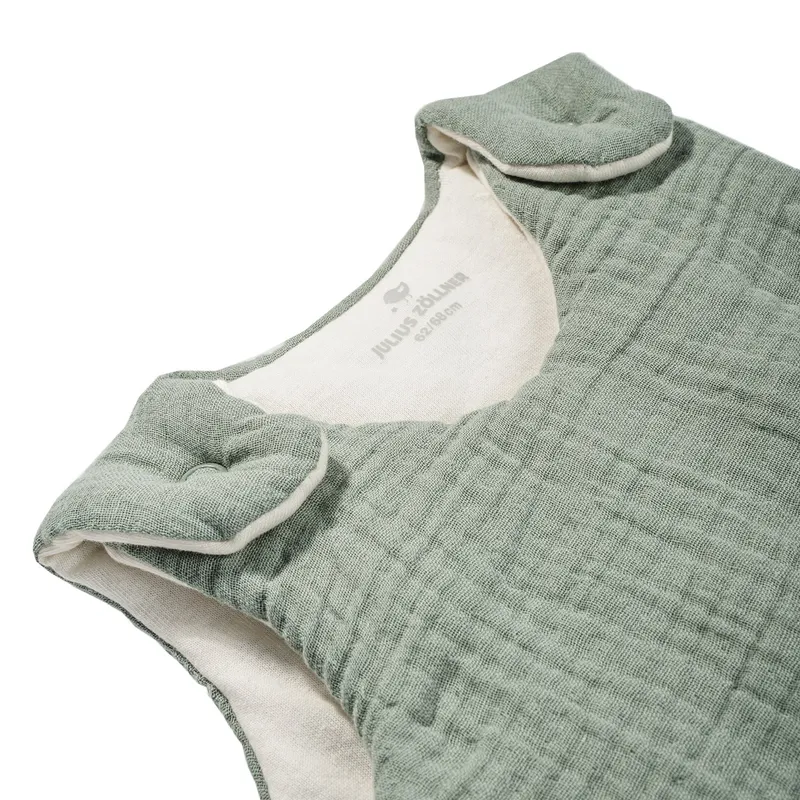 Julius Zöllner Muslin Babyschlafsack - Grün - Größe 62/68