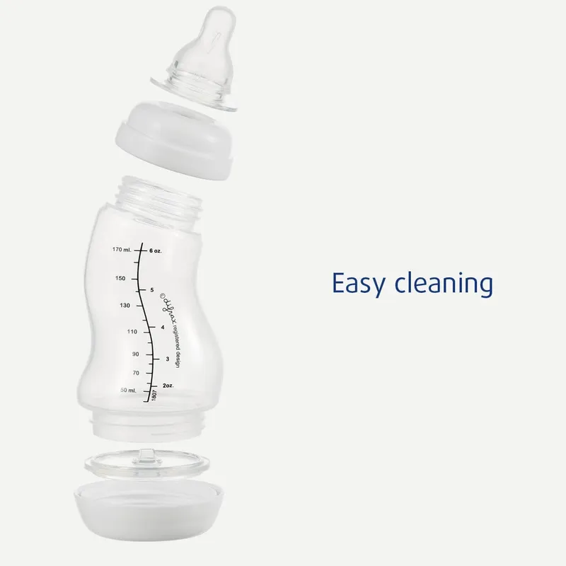 Difrax Starterset Transparent Mit Flaschenbürste