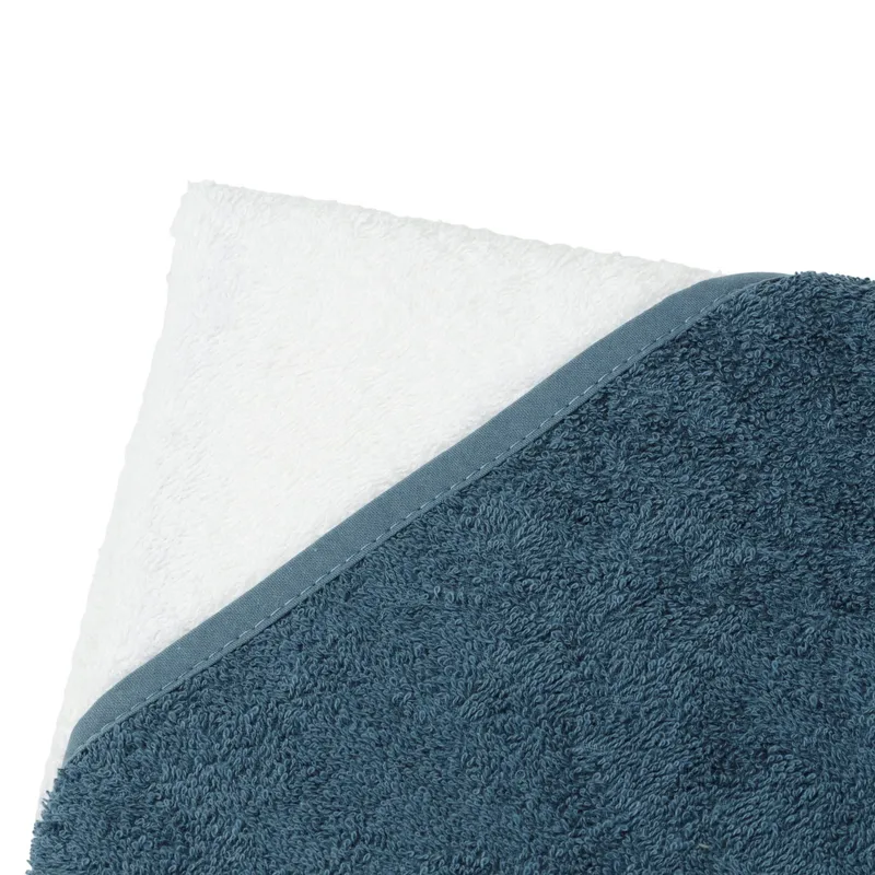 Babypark Badecape Weiß / Blau