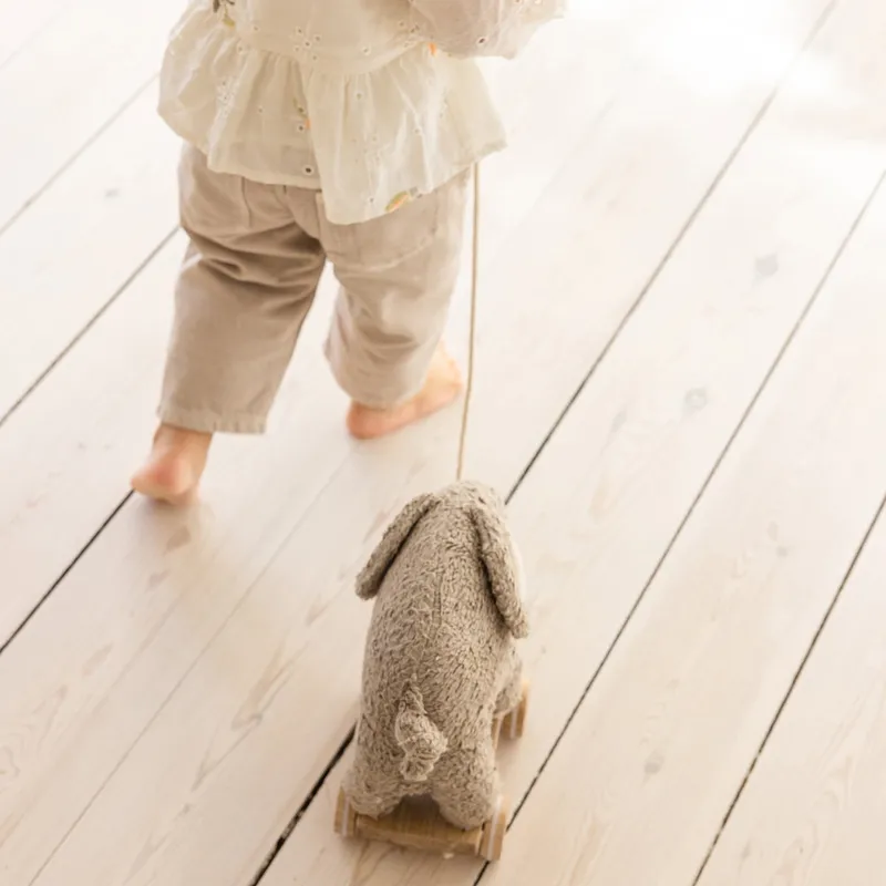 Sebra Pull-Along Toy, Fanto, Grey, Fsc™️100%