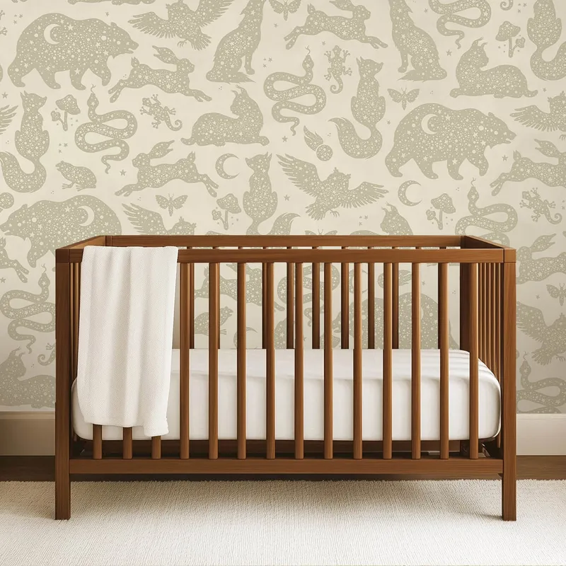 Creative Lab Amsterdam Starlight Vliestapete - 389,6 x 280 cm - Beige