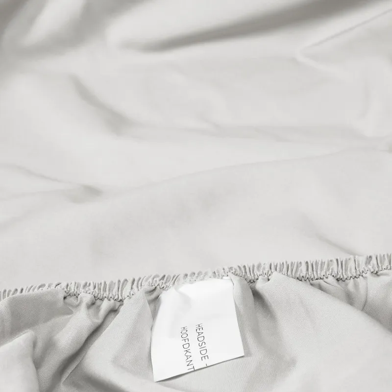 Essenza Home Premium Spannbettlaken - 90 x 220 cm - Percale - Silver