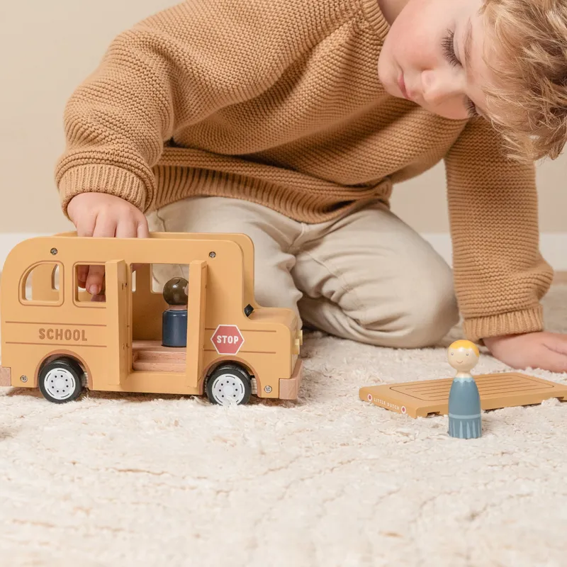 Little Dutch Schulbus Mit Puppen