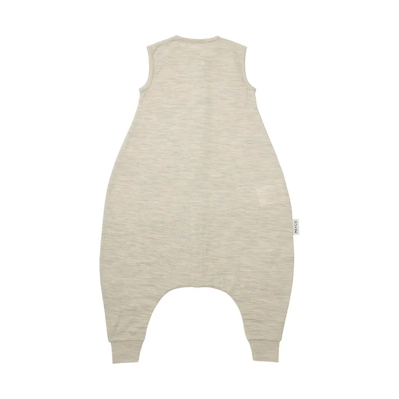 Meyco Schlafsack Jumper - Studio - 104 cm - Merinowolle - Sand Melange