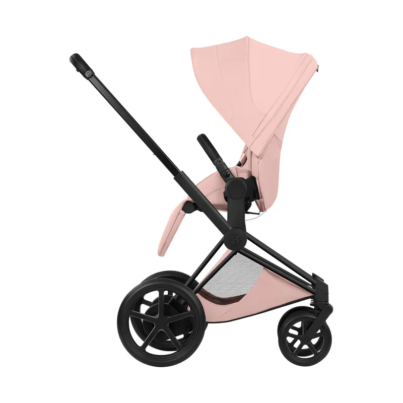 Cybex e-Priam 5 Style Kinderwagen 2-in-1 - Mattschwarzes Gestell