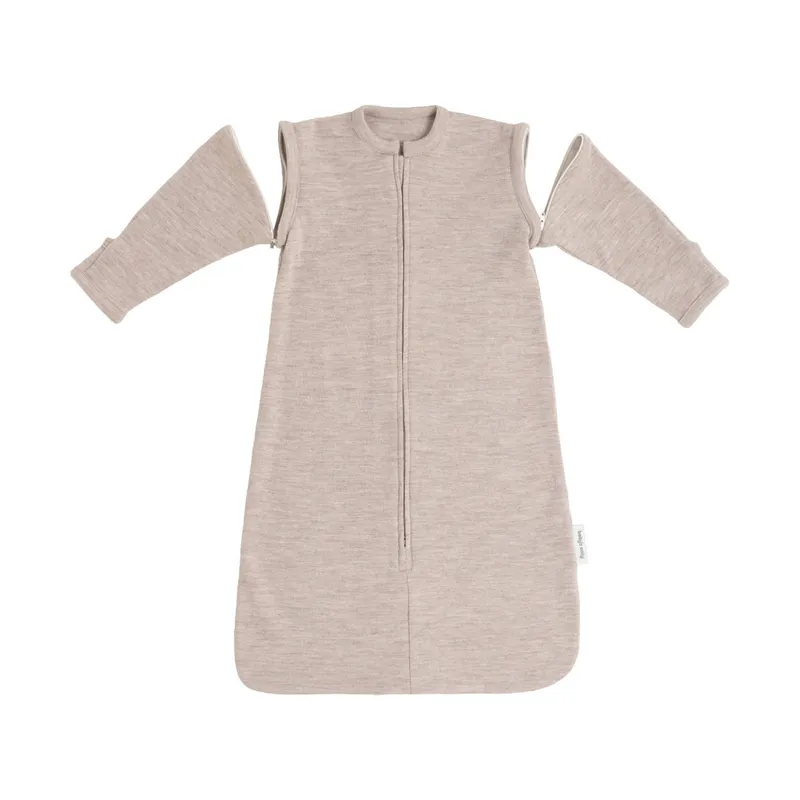 Baby's Only Meadow Schlafsack mit abnehmbaren Ärmeln – 110 cm – Merino Fine – Ecru