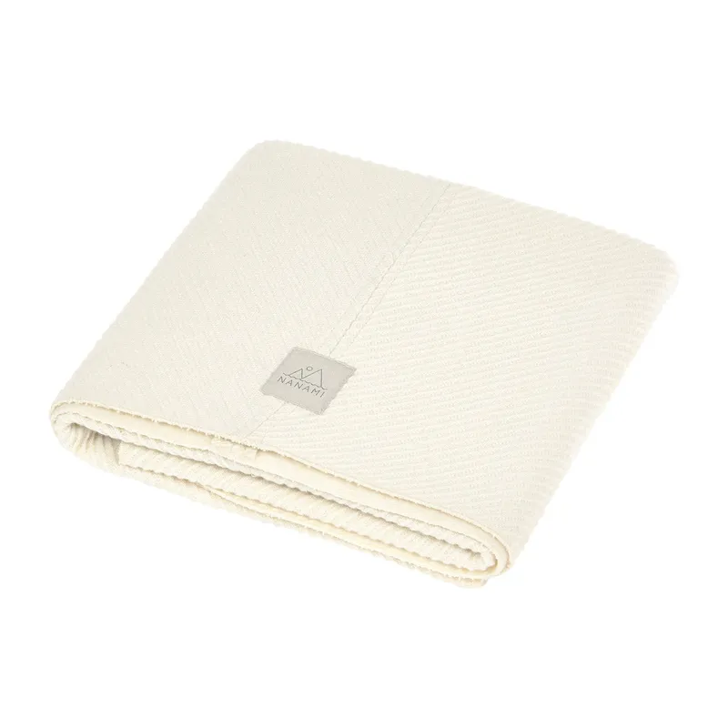 Nanami Rib Einschlagdecke - Velvet - Natur