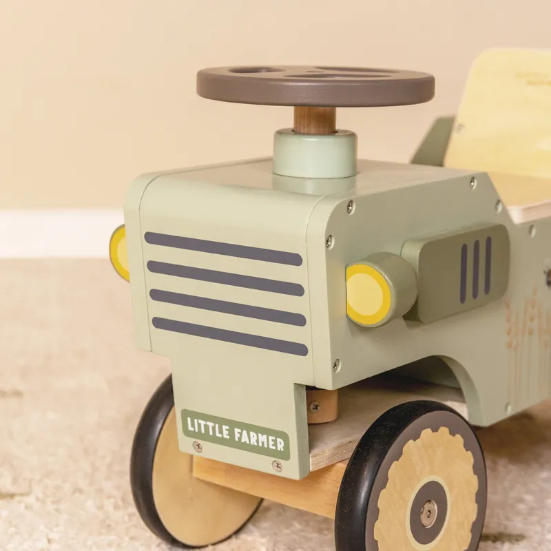Little Dutch Holz 4-Wieler Traktor - Little Farm