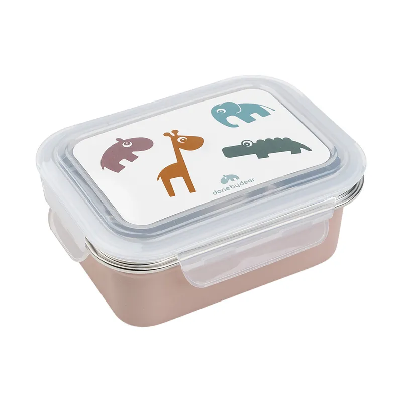 Done By Deer Friends Lunchbox - Metal - Pulver
