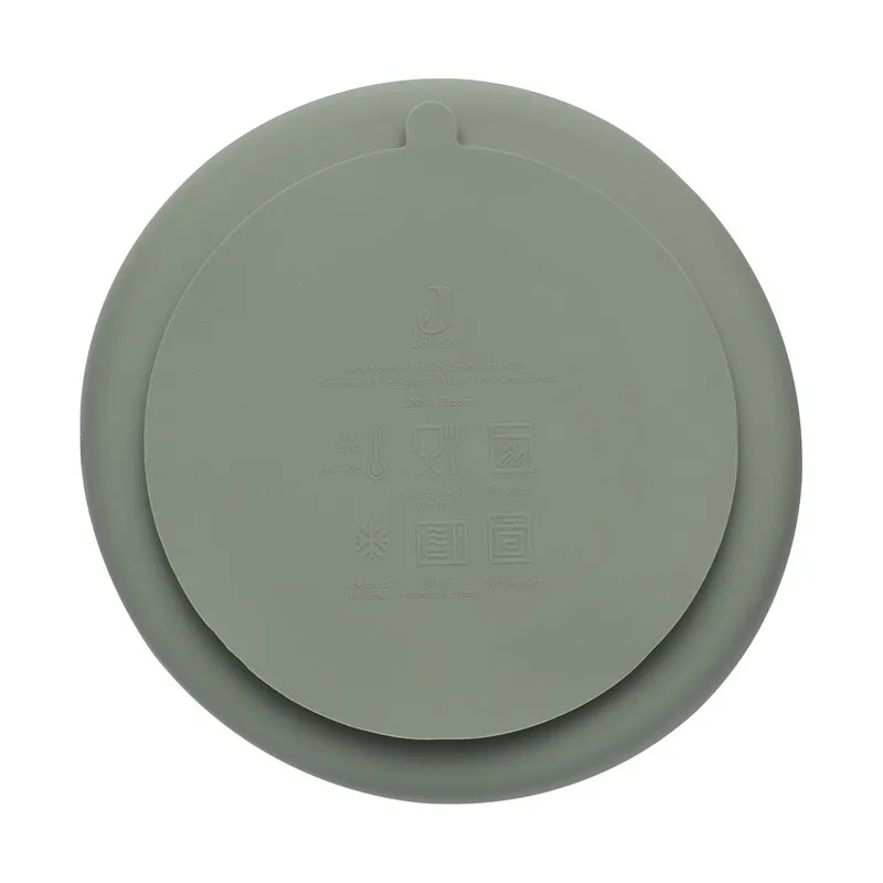 Jollein Silikon Teller Ash Green