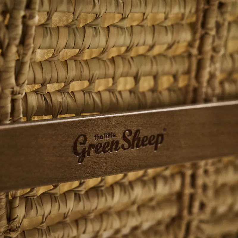 The Little Green Sheep Moses Basket Rocking Stand - Walnut