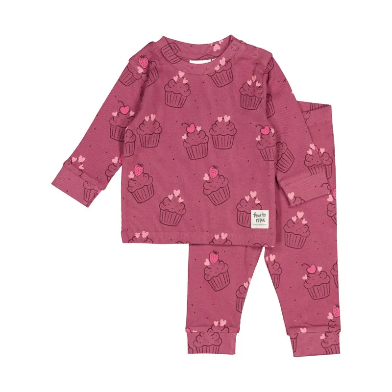 Feetje Chloe Cupcake Premium Pyjama - Violet